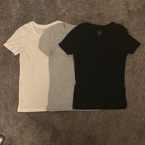 3-pack scoop-neck tees.